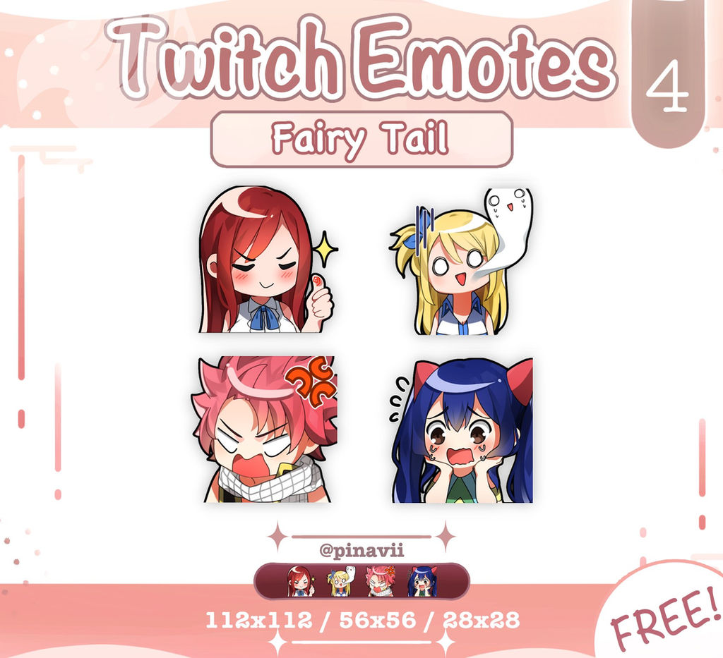 F2U EMOTES: Fairy tail by pinavii on DeviantArt