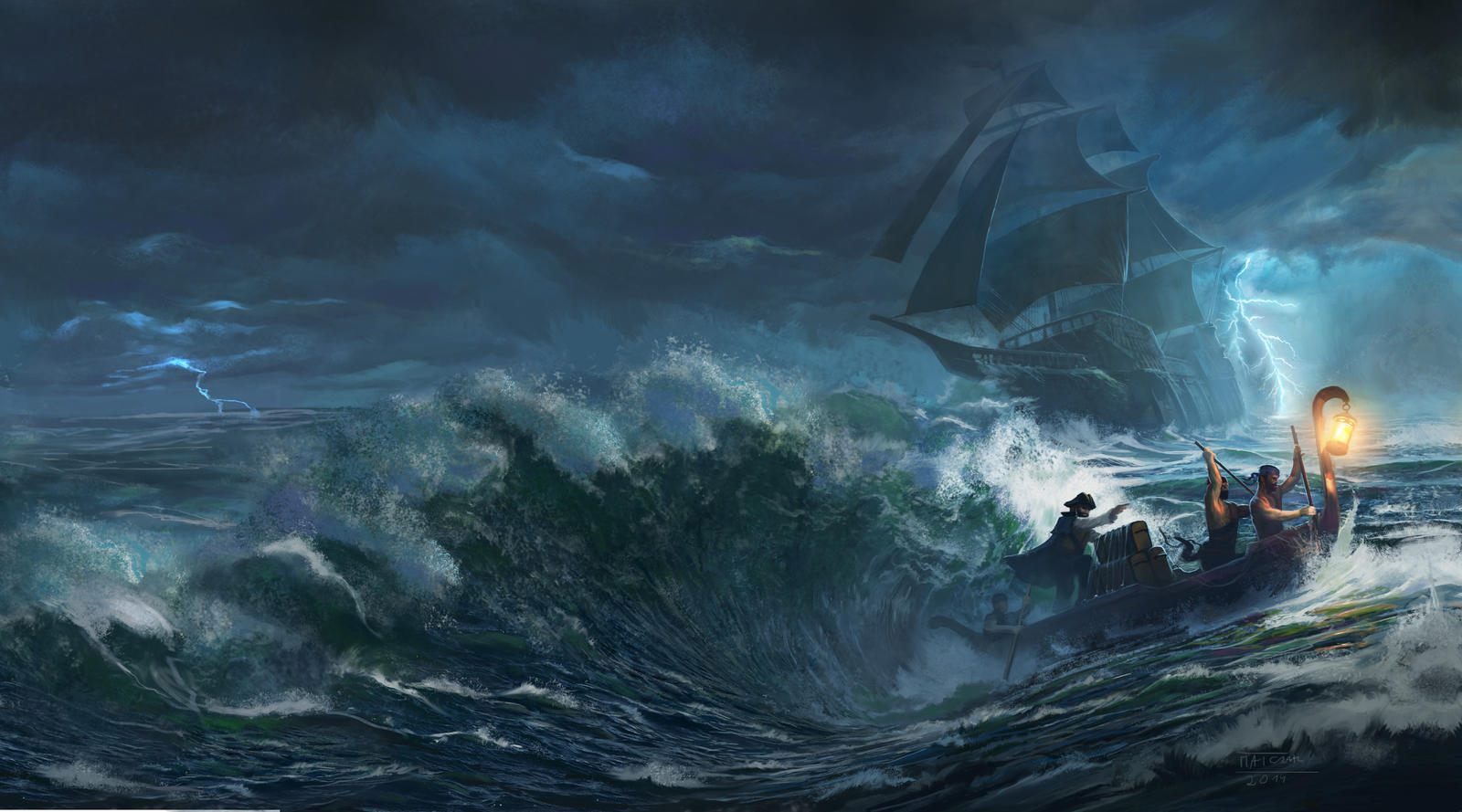 Storms of Fortune - Cover for Northgate Publishing by Matchack