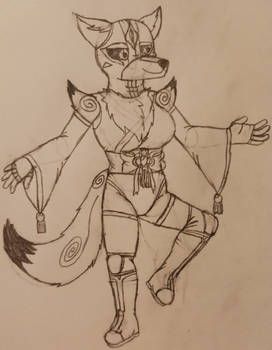 Amaterasu in Wrestling Gear