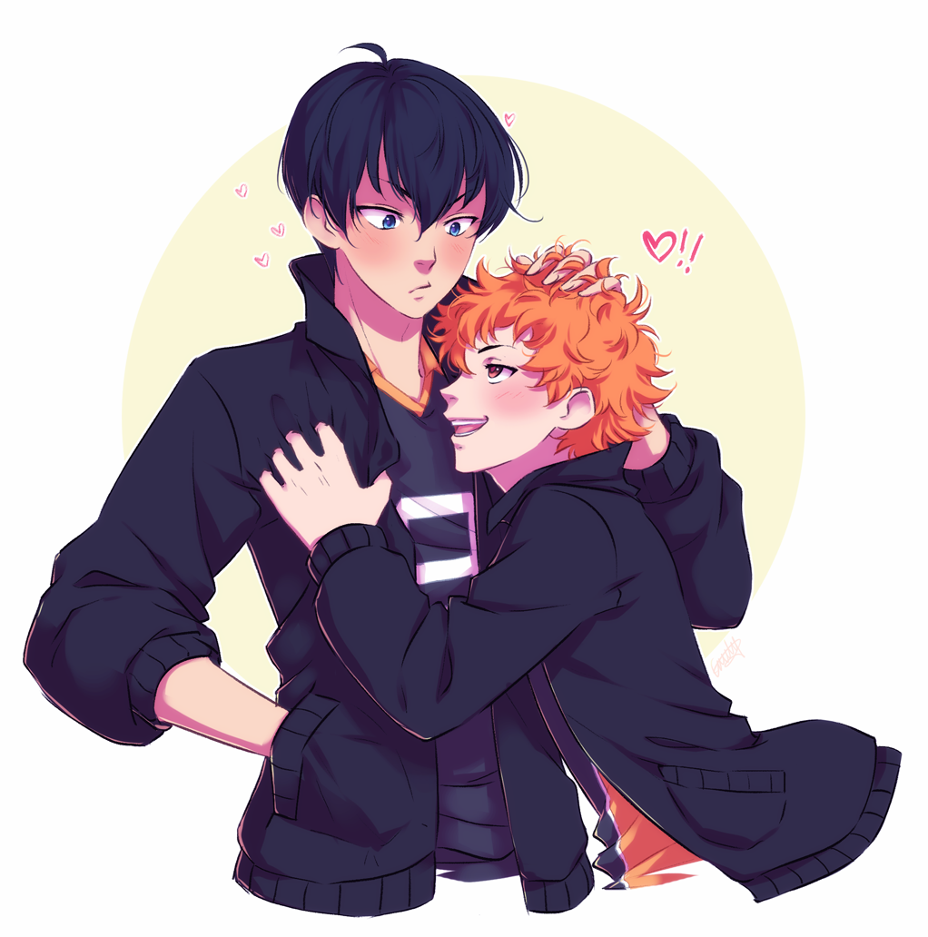 Haikyuu!! Hugs: KageHina