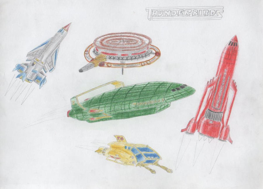 Thunderbirds Computer Graphics Thunderbirds drawing by antonio248 on DeviantArt