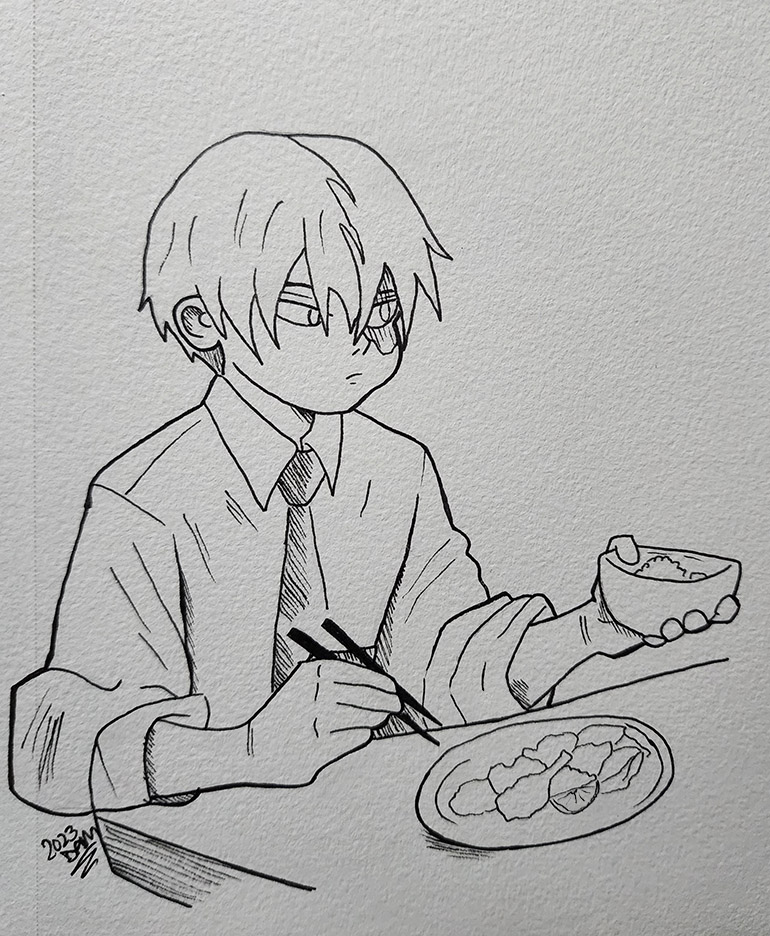 Shoto Todoroki Sketch I - 2023