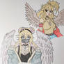 Angel Girl I + II colored - 2024