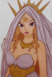 Sun Temple Priestess - Dark Amaranth 2025