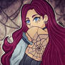 DRAWTober 2026 - Spiderweb - Minerva