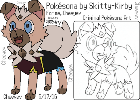 My Rockruff Pokesona