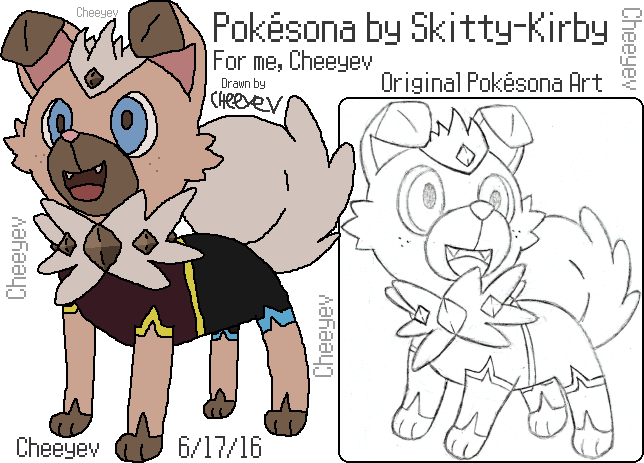 My Rockruff Pokesona