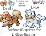 Kyndle and Lixue sprites for Endless-Raising