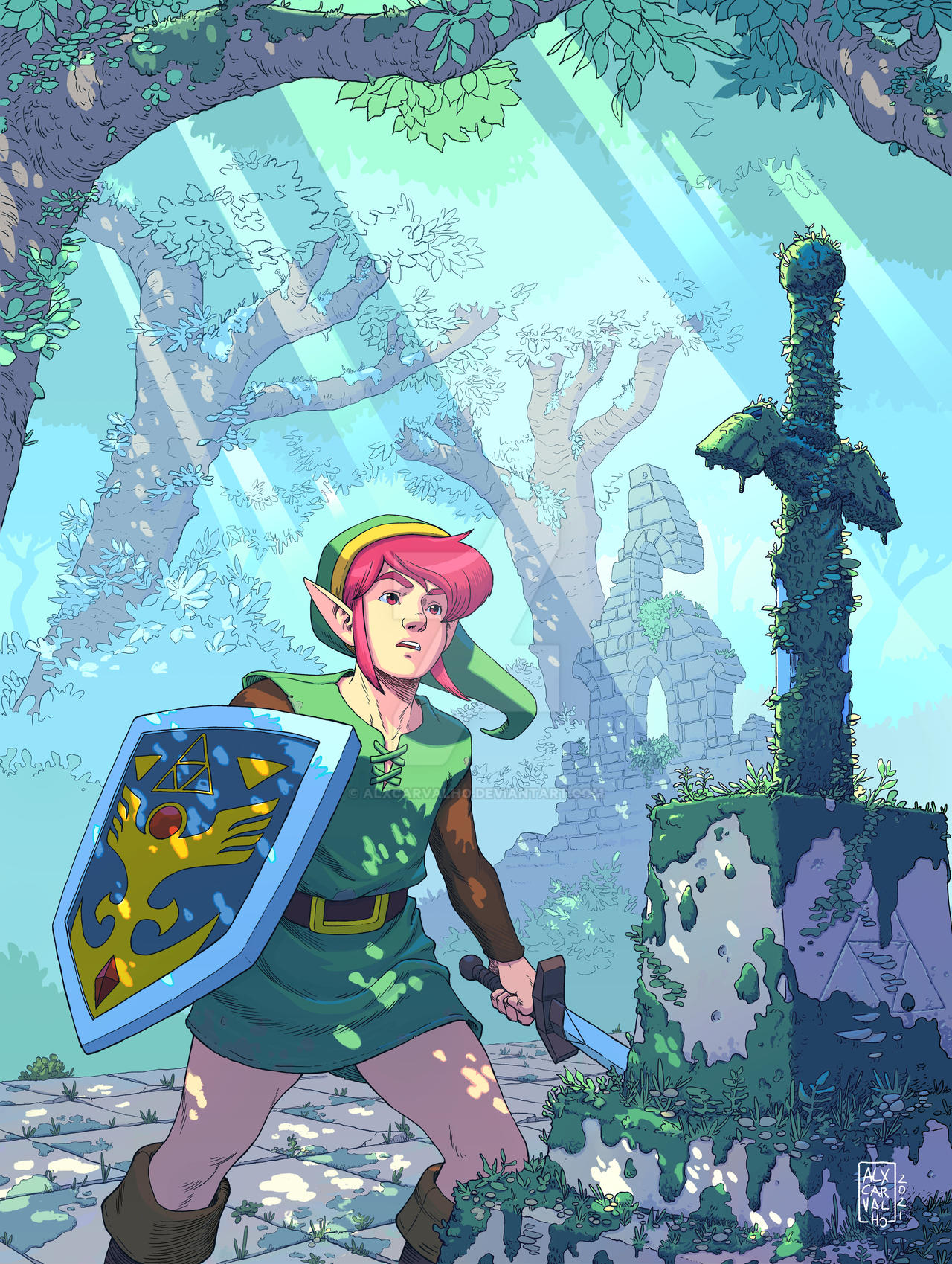 Zelda - Link To The Past by alxcarvalho on DeviantArt