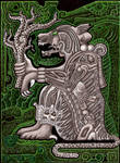 Jaguar God of the Underworld by A-D-McGowan
