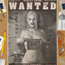 Harley Quinn Gotham Wanted Poster Art Print