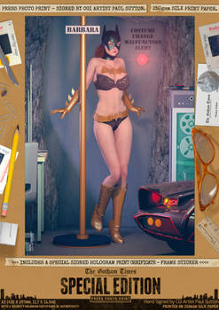 Batgirl 'OMG!' (Bra Ver.) Comic Art Print