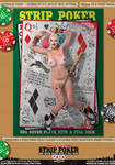 Harley Quinn 'Strip Poker' Comic Art Print by PaulSuttonArt