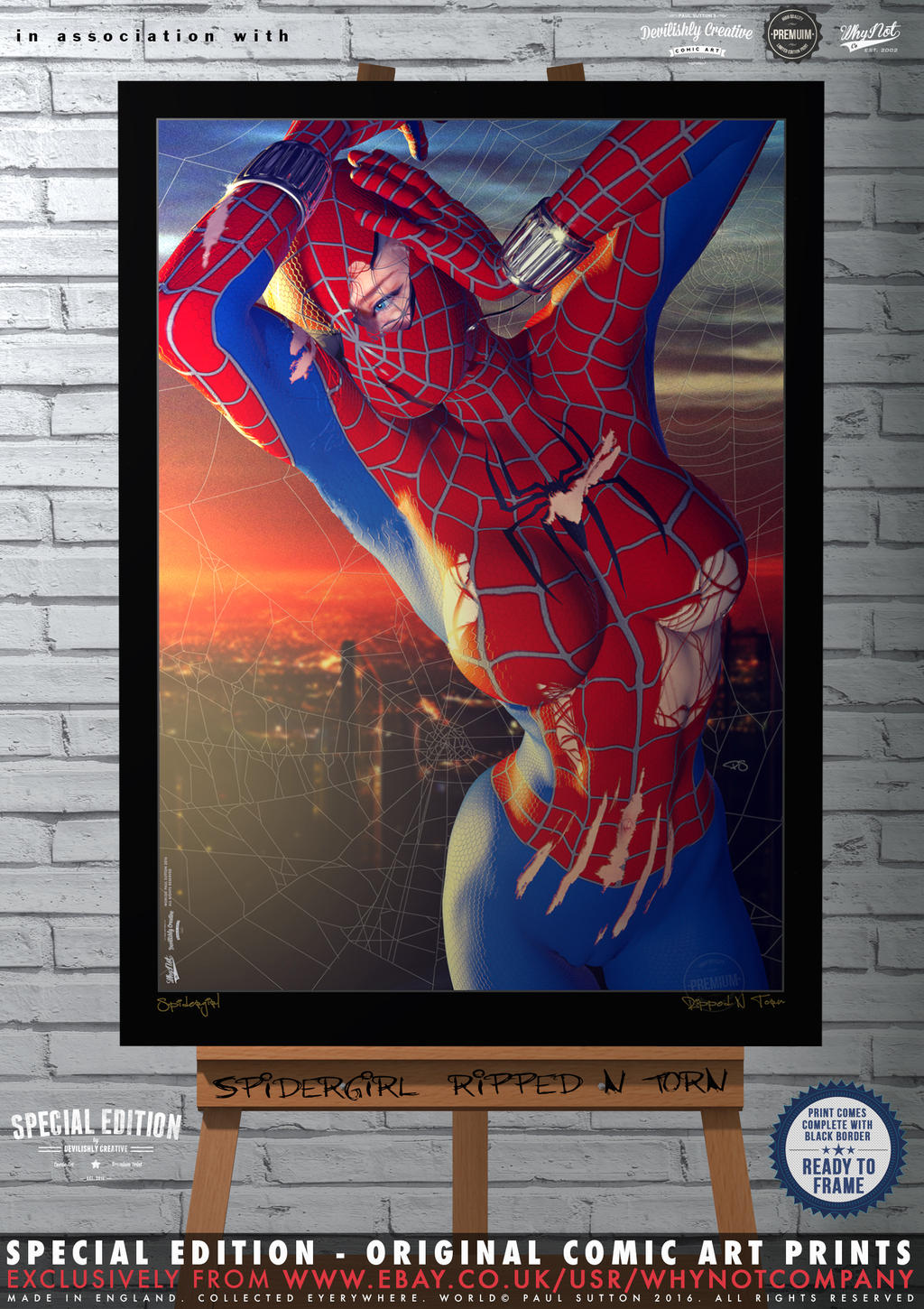 SPIDER-GIRL Ripped N Torn by PaulSuttonArt