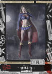 Supergirl II 'Dark City' Var. Signed Comic Print by PaulSuttonArt