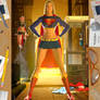 Supergirl 'DEr du-du d der' Comic Art Print