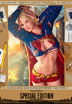 Supergirl Ripped 'N' Torn Comic Art Print