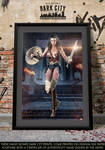 Wonder Woman - Dark City Comic Art Print by PaulSuttonArt