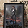 Black Widow Scarlett Johansson - Dark City Print