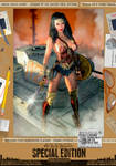 Wonder Woman Gal Gadot 'Justice Served' Print by PaulSuttonArt