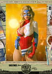 Miss Victory 'Sunset City' Comic Print by PaulSuttonArt