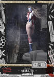Ms. Victory 'Dark City' Var. Signed Comic Print by PaulSuttonArt