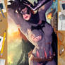 Batgirl 'Ripped 'N' Torn' Comic Art Print