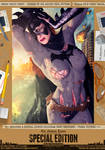 Batgirl 'Ripped 'N' Torn' Comic Art Print by PaulSuttonArt