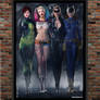 Gotham Girls Comic Series, Evolution Cover Art