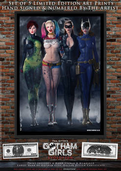 Gotham Girls Comic Series, Evolution Cover Art