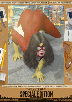 Spider-Woman Jessica Drew Banned Cover Art Print