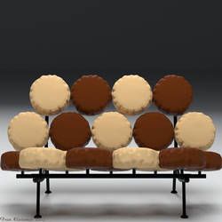 Marshmallow Sofa Model by Luxxeon