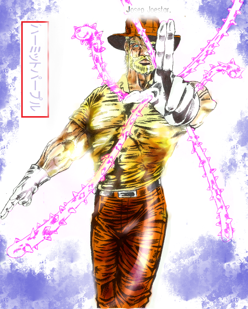 Joseph Joestar And Hermit Purple By Daxbelmont666 On Deviantart Joseph Joestar And Hermit Purple By Daxbelmont666 On Deviantart