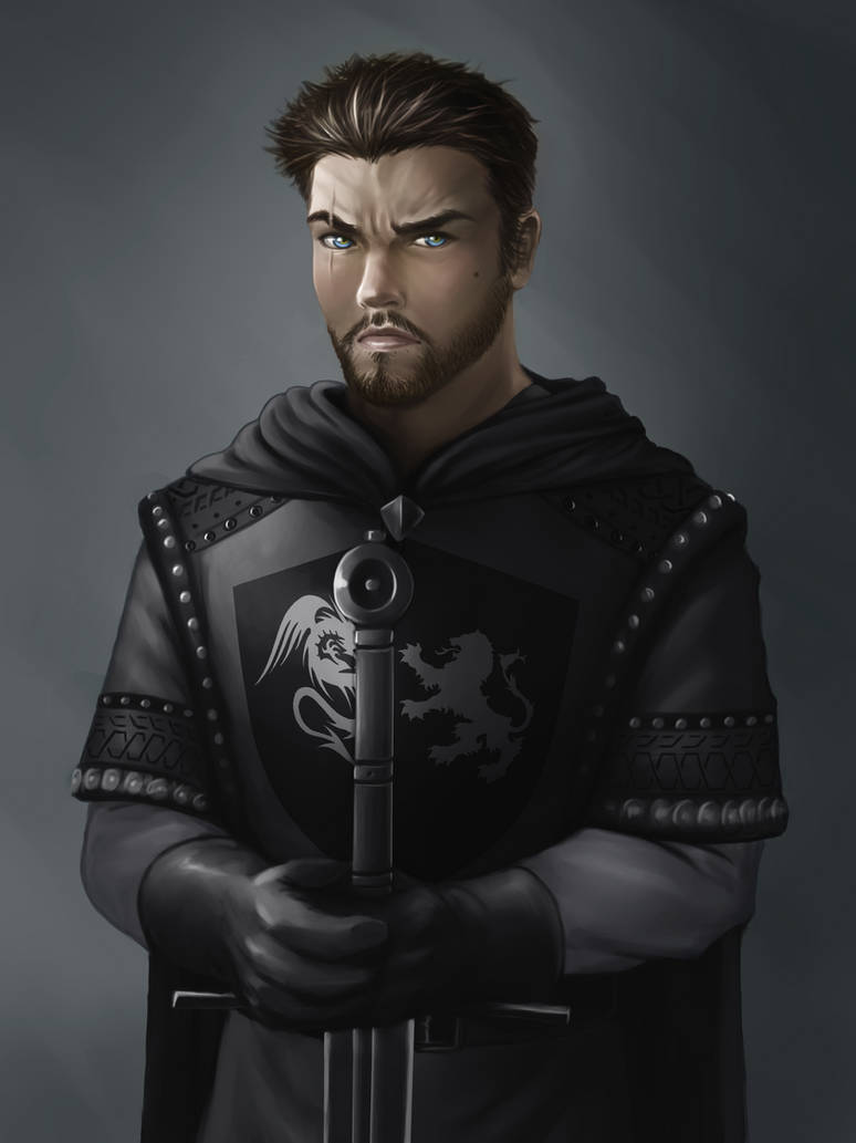 Knightly Self Portrait - COLOR by RoninDude on DeviantArt