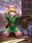 A Link to the past - Bunny Link by RoninDude
