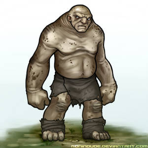 Monster Sketch - Mountain Troll