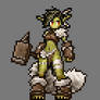 Pixelized Goblin Girl