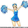 Blue Cheerleader