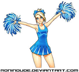 Blue Cheerleader