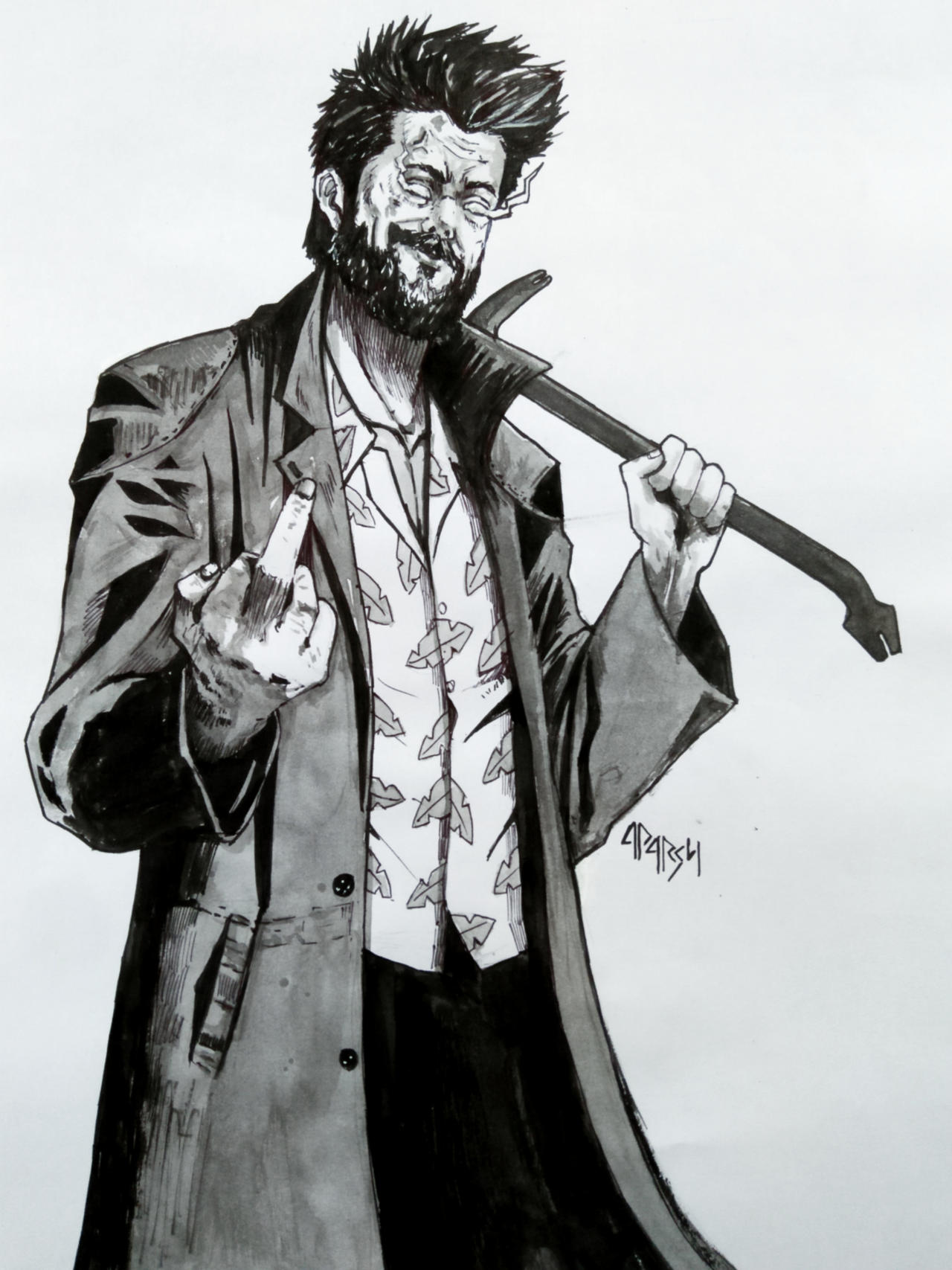 Billy Butcher Ink Billy the butcher by gradeus12 on DeviantArt