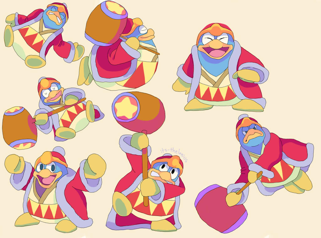 Dedede Sketchdump by its-thelonius on DeviantArt