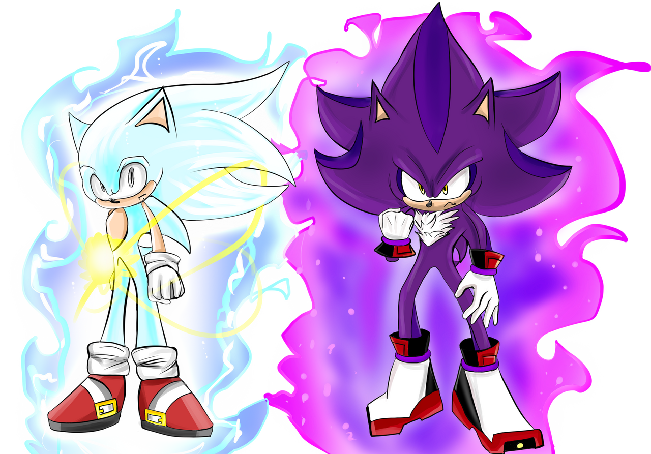 HOW TO DRAW FUSION: Dark Sonic + Hyper Sonic = ? 