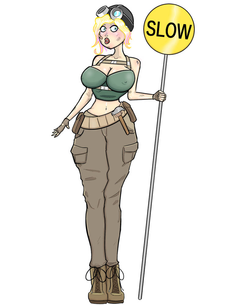 Cute Traffic Control Girl By Oliwardcomics On Deviantart 