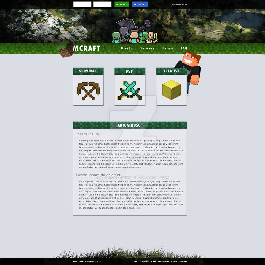 Minecraft Server Layout ~mART by mART-official on DeviantArt