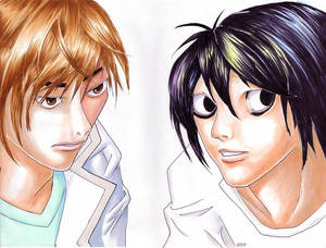 Deathnote Light and L