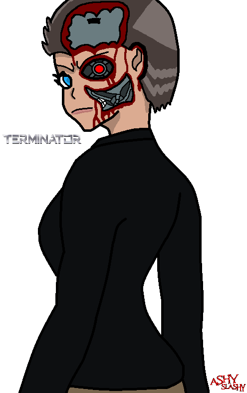 Female Terminator Fanart1 by AshSlashyofGroovy on DeviantArt