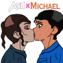 Ash x Michael Alternate 2 Fanart