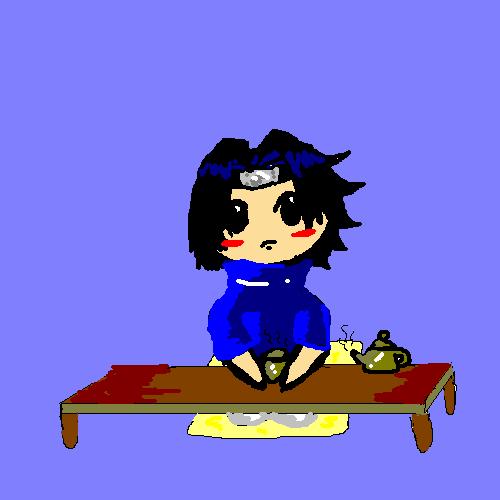 time for tea with sasuke