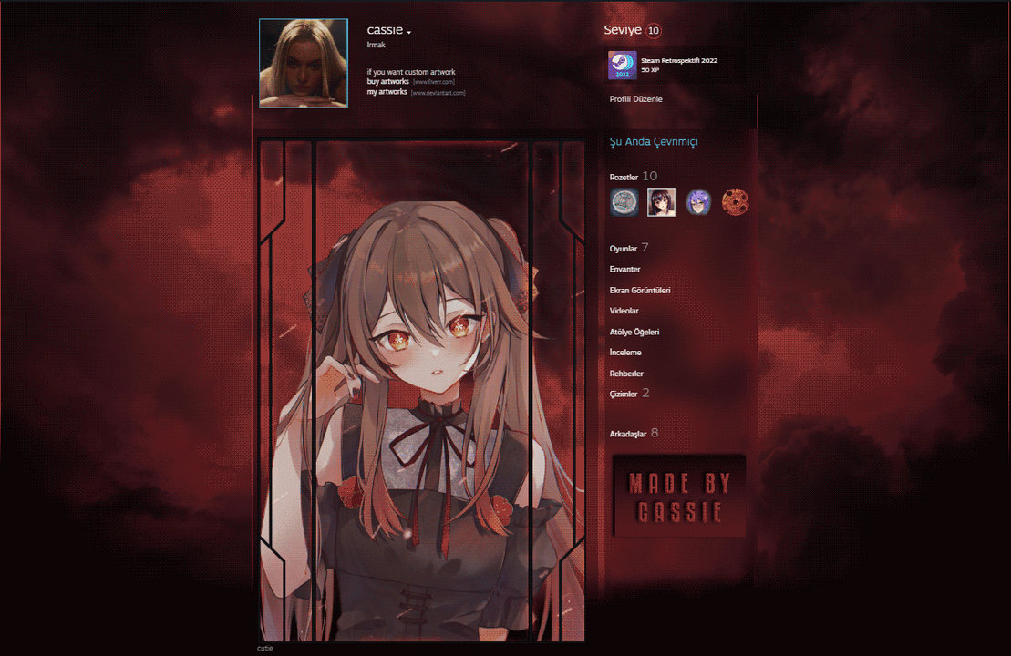 Steam (Animated) Artwork Hu Tao - For Free by cassieisagod on DeviantArt