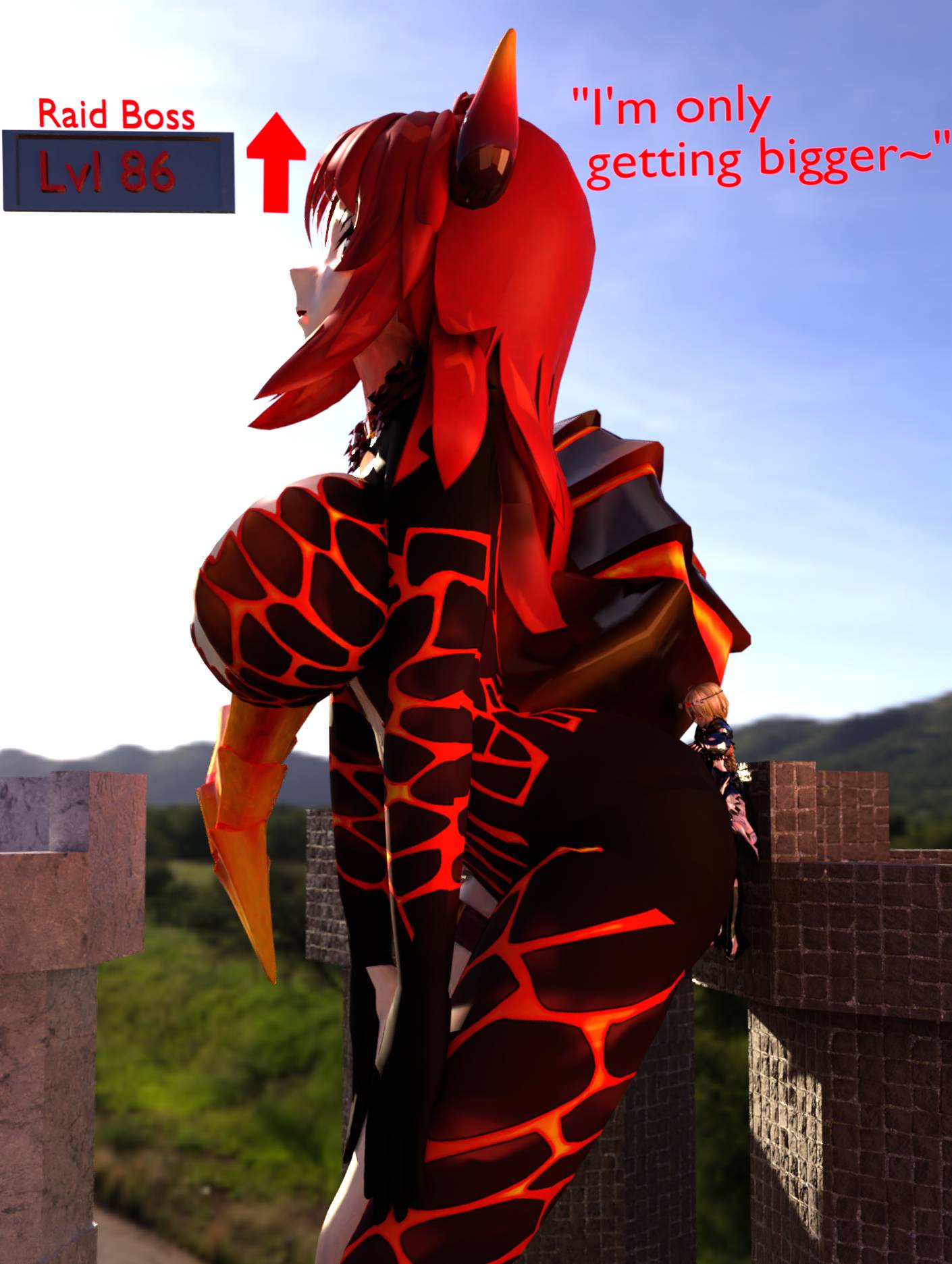 Raid boss show down 3 by BenevolentBunny on DeviantArt